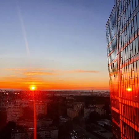 White Sky 20 Hanza Tower- Free Parking * 슈체친