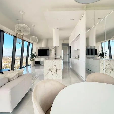 White Sky 20 Hanza Tower- Free Parking Szczecin