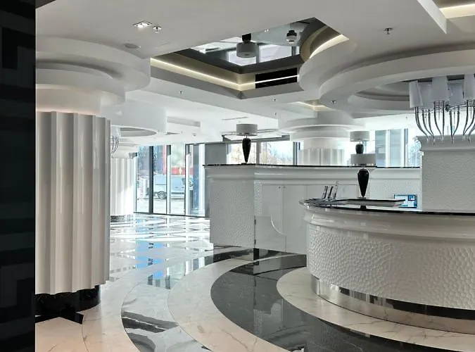 아파트 White Sky 20 Hanza Tower- Free Parking 슈체친