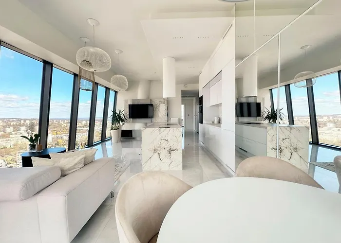 White Sky 20 Hanza Tower- Free Parking 슈체친